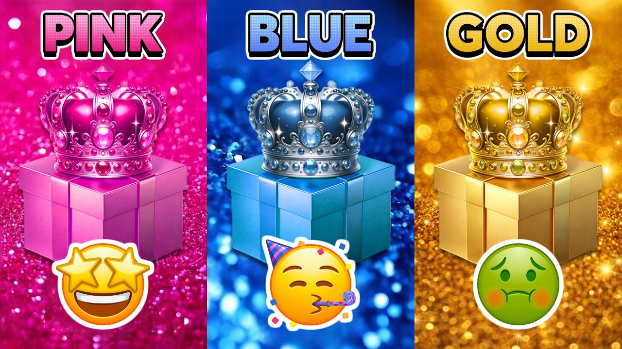 Выберите свой подарок...! Розовый, синий или золотой 💗💙⭐️ 1 плохой, 2 хороших 😱 Викторина про сиб...