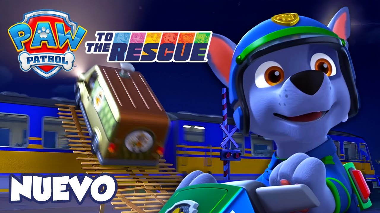 El Rescate de Rocky en el Cruce del Tren | Al Rescate | PAW Patrol | Episodio Español