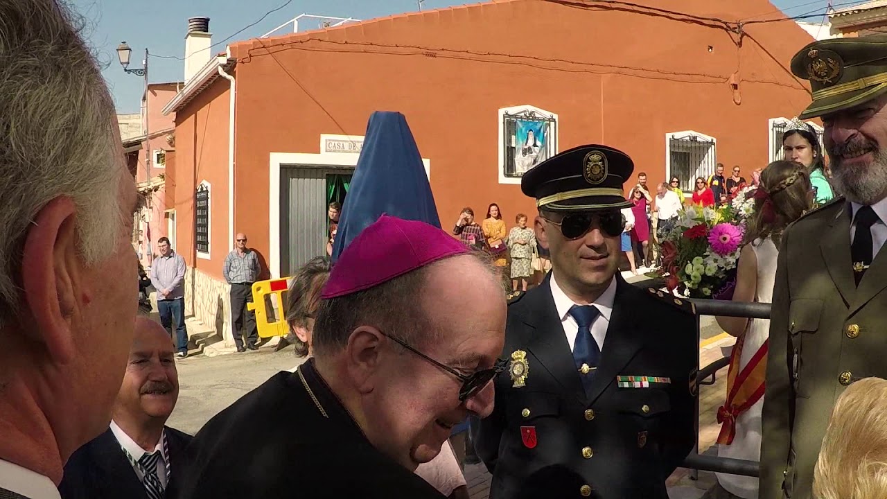 Inauguración del monumento a Santa Teresa en Jábaga