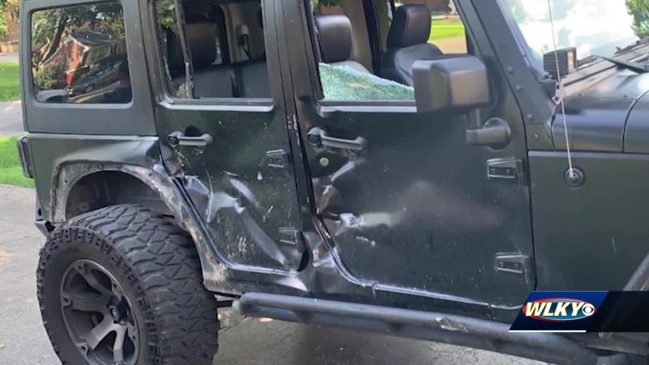 Disabled military veteran recounts encounter with LMPD after SWAT truck hit his SUV