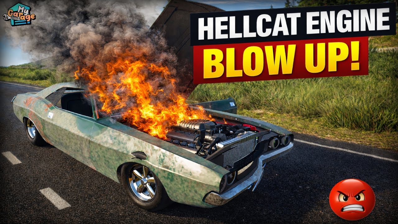 MY BRAND NEW HELLCAT ENGINE BLEW UP!! - MY GARAGE