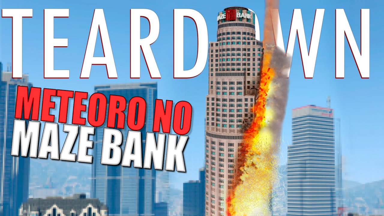 Derrubando o Maze Bank do Gta 5 online no Teardown com Mods