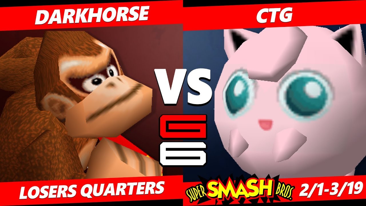 Genesis 6 SSB64 - VGBC | Darkhorse (Donkey Kong, Falcon) Vs. TLOC | CTG (puff, Falcon) Smash 64 GF