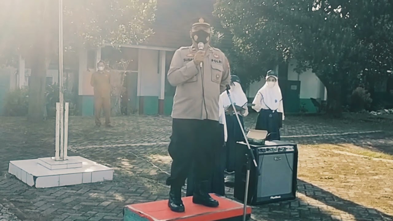 Amanat Pembina Upacara. Tertib Berlalu Lintas