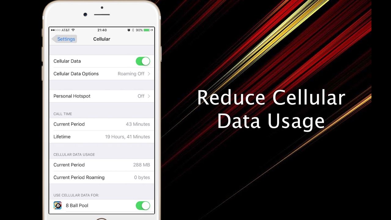 How to reduce mobile data usage on your iPhone and cellular iPad - iPhone Hacks