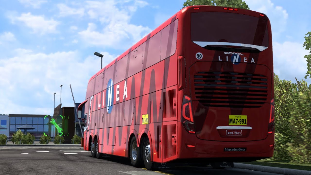 [ 1.44 ] Campione Invictus DD 15M MB + Real Ai Traffic FMOD Sound | Free Download Bus Mod |  ETS2