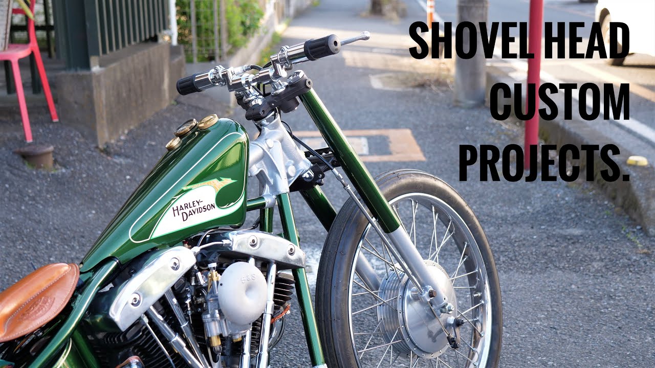 ⑲【ボードトラッカー】完成に向けて、各部の組付け。Assembling each part for completion.ショベルヘッド shovelhead