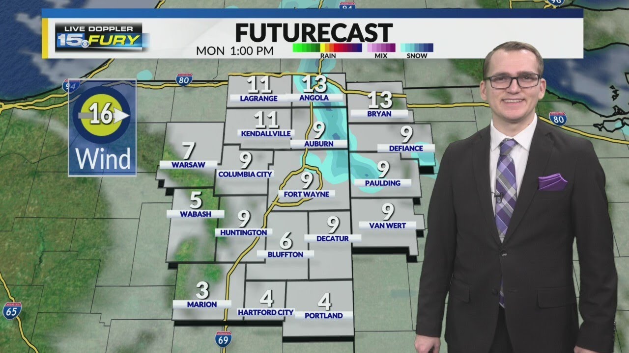 A few lingering snow showers this afternoon