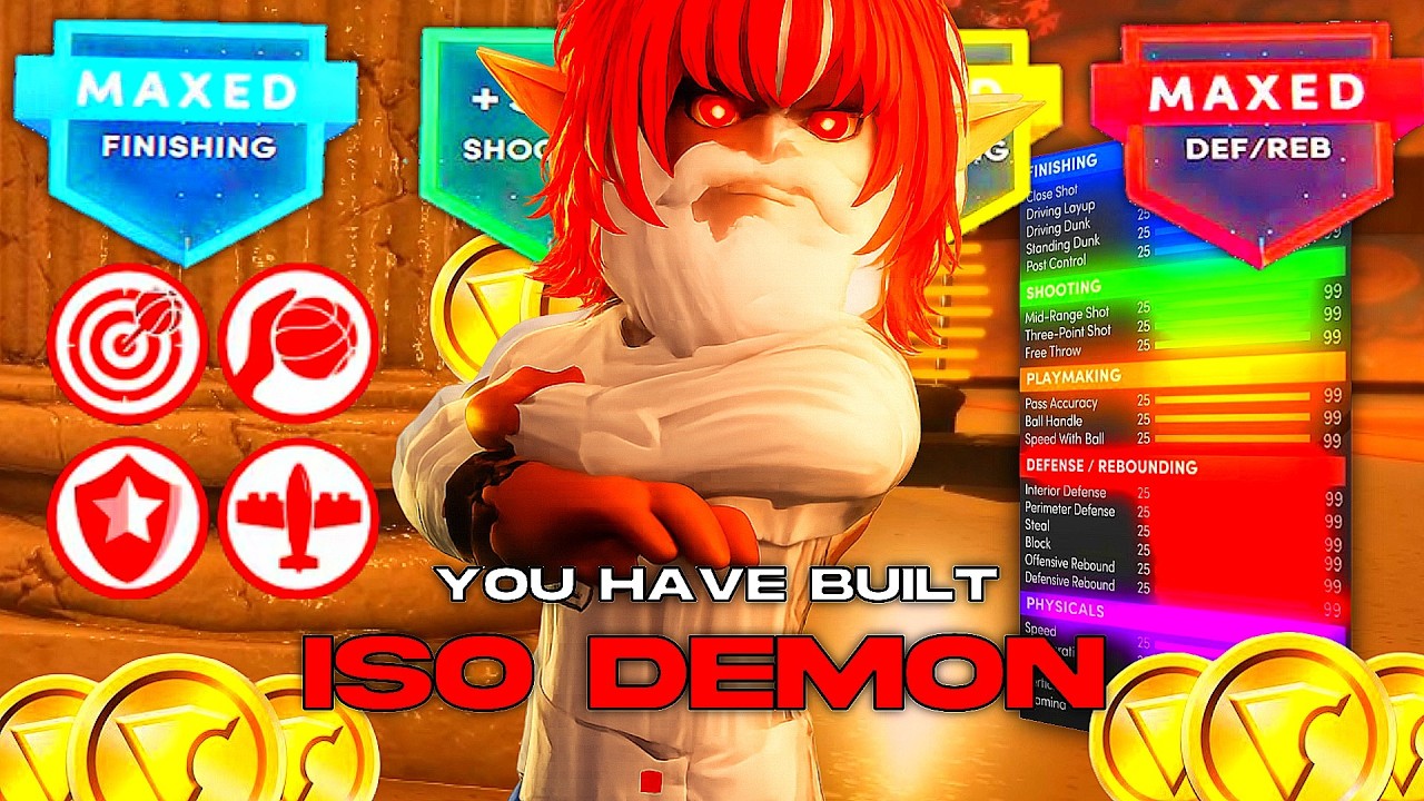MY 6'6 ISO SLASHER IS THE BEST ISO BUILD ON PLAYGROUND BASKETBALL... BEST ISO BUILD IN STAGE!