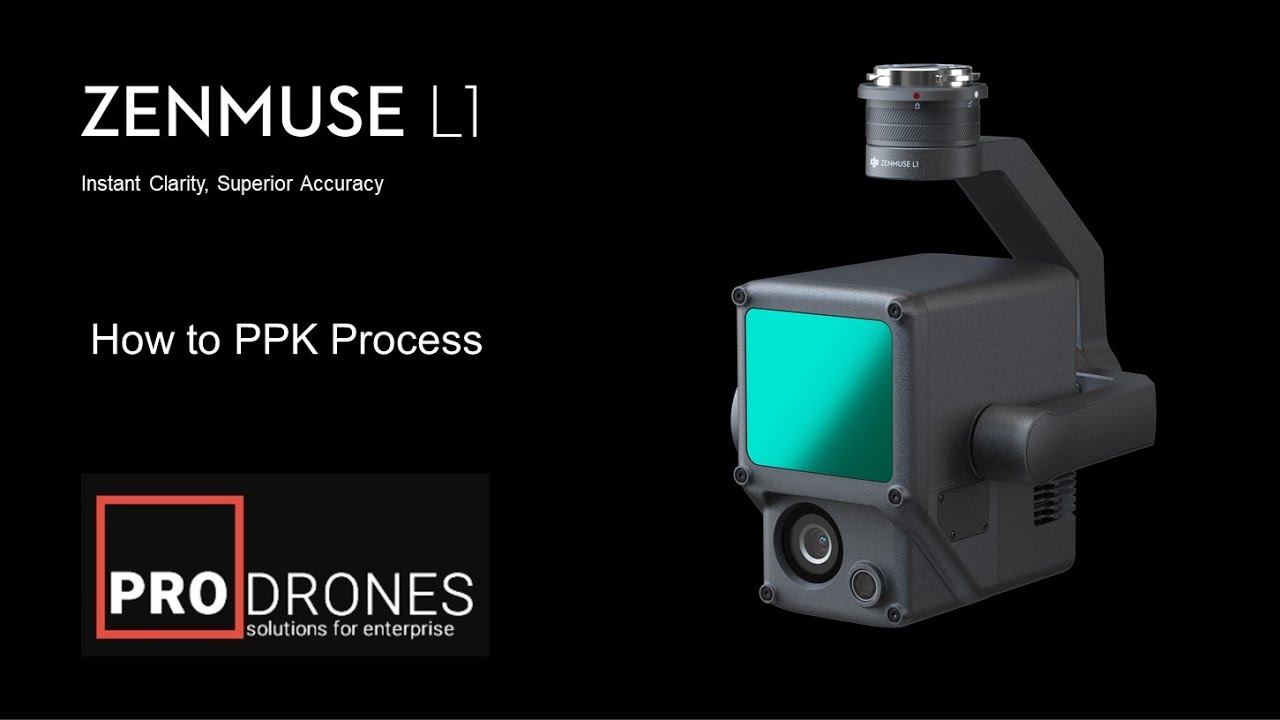 DJI Zenmuse L1 -  How to PPK Process