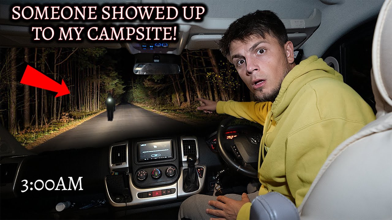 TERRIFYING VAN CAMPING in MURDER FOREST - The Most Scared Ive Ever Been While Camping