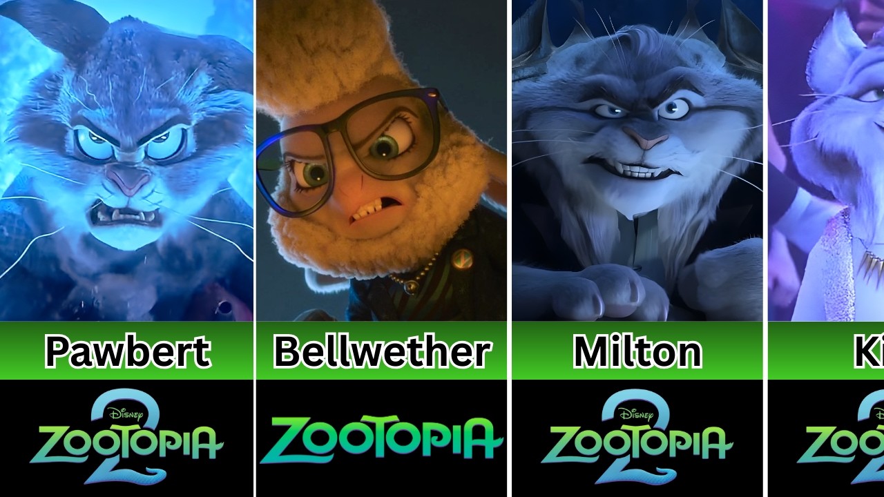 Every Zootopia Villain (1 & 2)