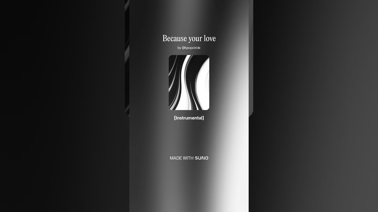 Because your love