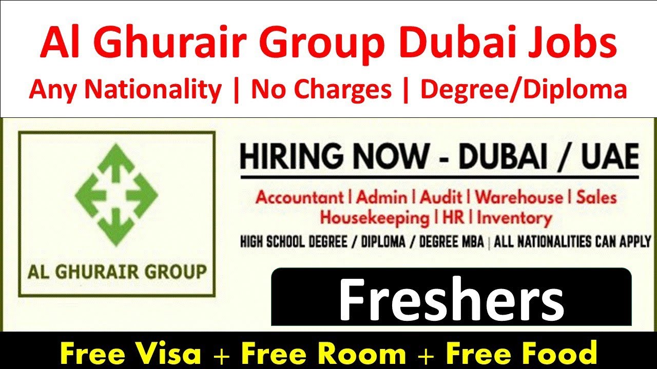 Al Ghurair Group Jobs In Dubai, Abu Dhabi and Sharjah - UAE 2022