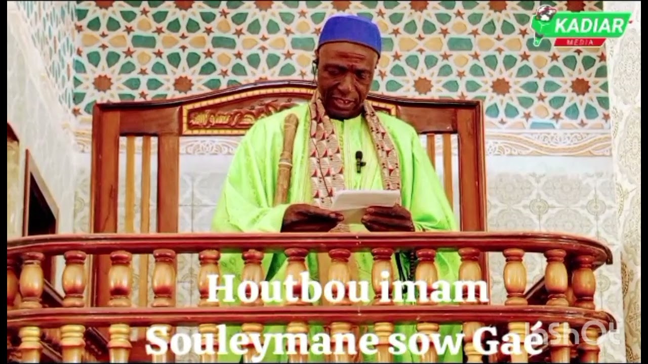 DIOULY JUMMA HOUTBOU IMAM SOULEYMANE SOW GAÉ 