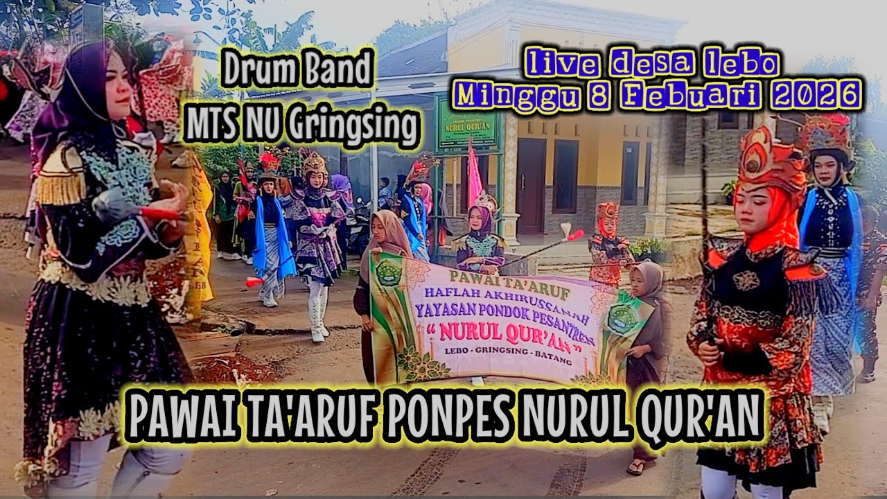 PAWAI TA'ARUF || PONPES TPQ MADIN DAN MAJLIS TA'LIM NURUL QUR'AN DESA LEBO