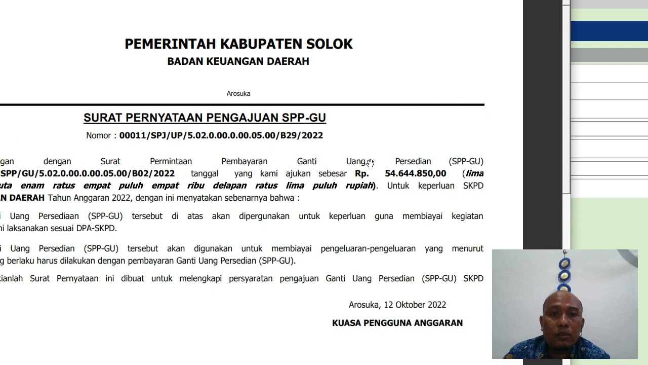 Cara Entri SPP SPM GU Upgrade