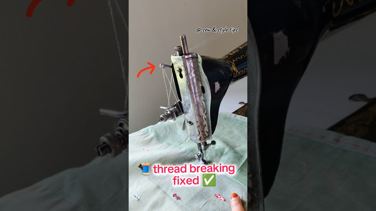 Thread breaking issue ? Here's the fix : part 1 #sewingmachinerepair #diyideas #tailoring #ussewtips