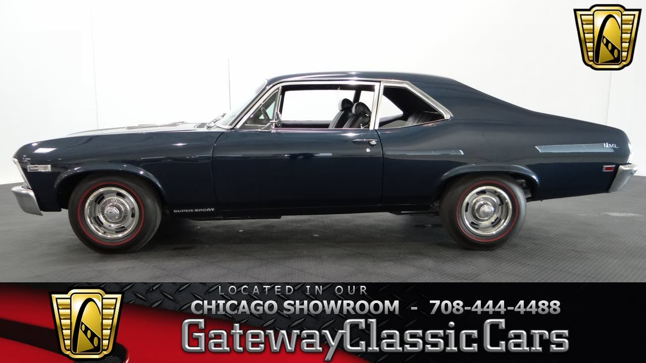 1968 Chevrolet Nova SS 396 Gateway Classic Cars Chicago #925