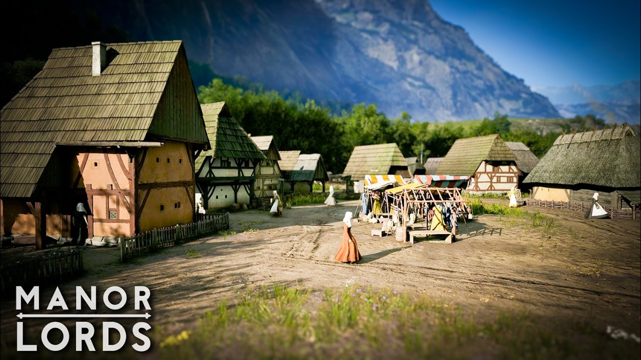MANOR LORDS Relaxing Longplay: Building a Medieval Empire... | Stress Relief & Fall Asleep