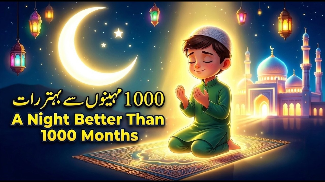 Laylatul Qadr Ki Kahani | A Night Better Than 1000 Month | Story for Kids