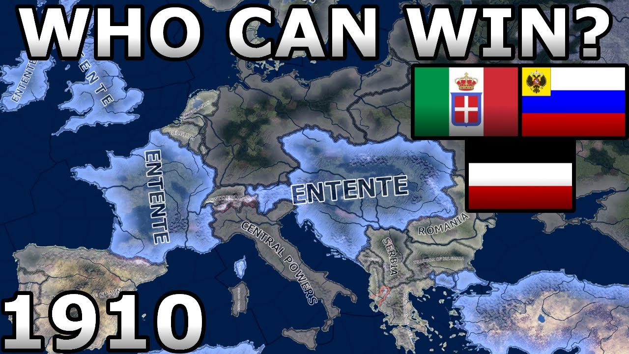 What if Germany, Russia and Italy were Allies in WW1? | HOI4 Timelapse