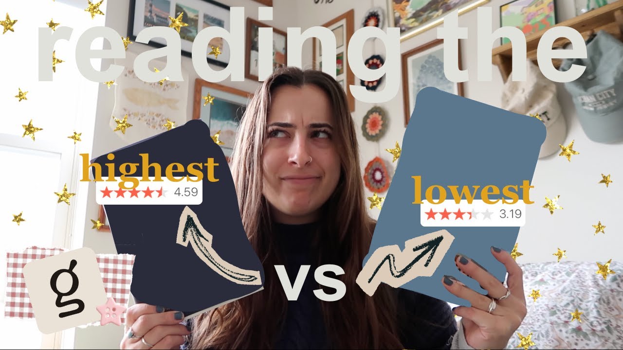reading the highest and lowest rated books on my goodreads TBR ⭐️