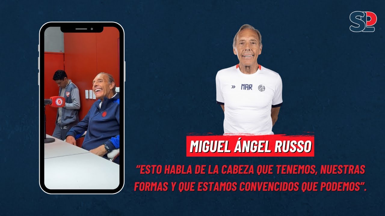 #AAAJ 1(7)-(8)1 #SanLorenzo | Miguel Ángel Russo en conferencia de prensa