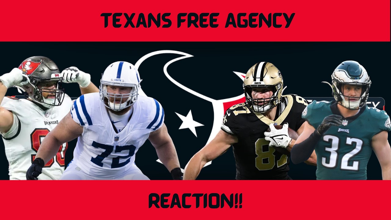 NICK CASERIO HAS BEEN COOKING!! GRADING THE TEXANS FREE AGENCY SO FAR!!