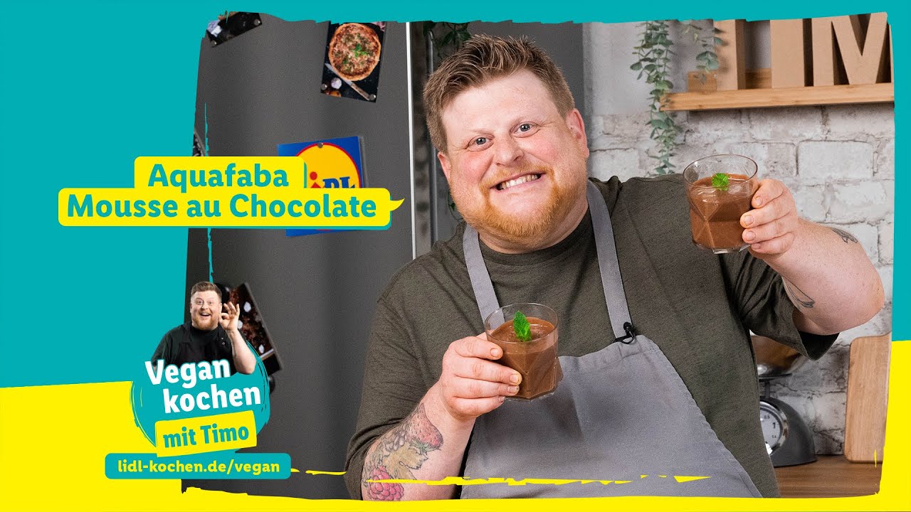 Vegan kochen mit Timo: Aquafaba Mousse au Chocolate