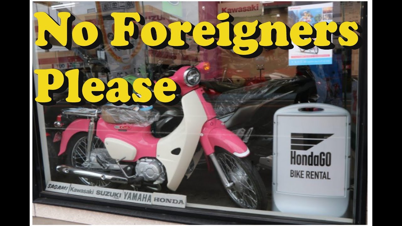 Why won't Honda and Yamaha rent to foreigners in Japan?