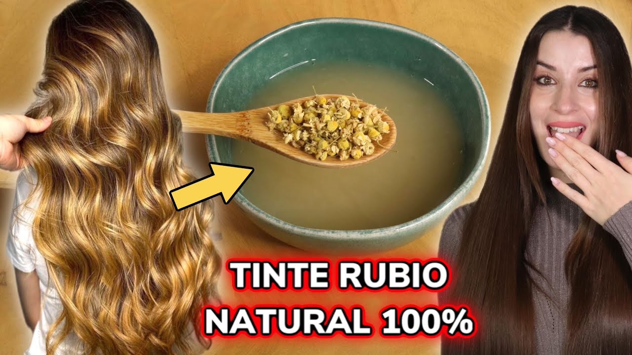 PINTA TU CABELLO SIN QUÍMICOS DE RUBIO Y ELIMINA LAS CANAS!