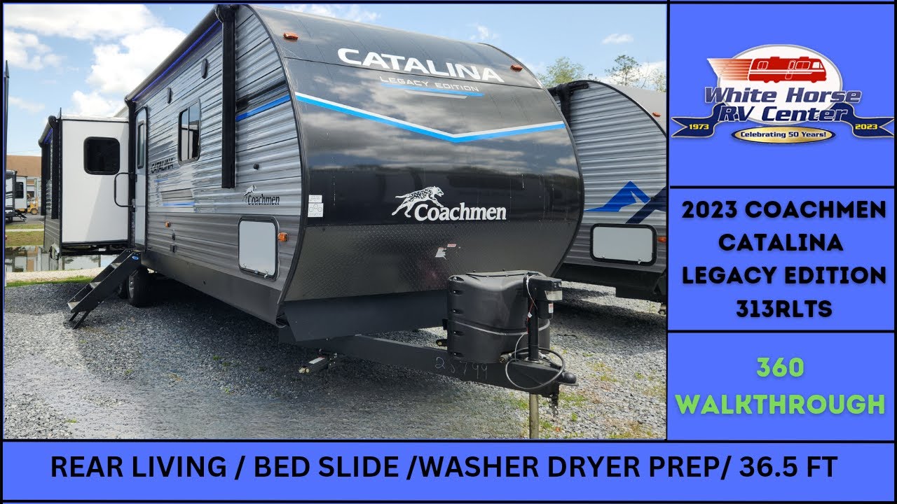 Rear Living with Bed Slide / 2023 Coachmen Catalina Legacy Edition 313RLTS