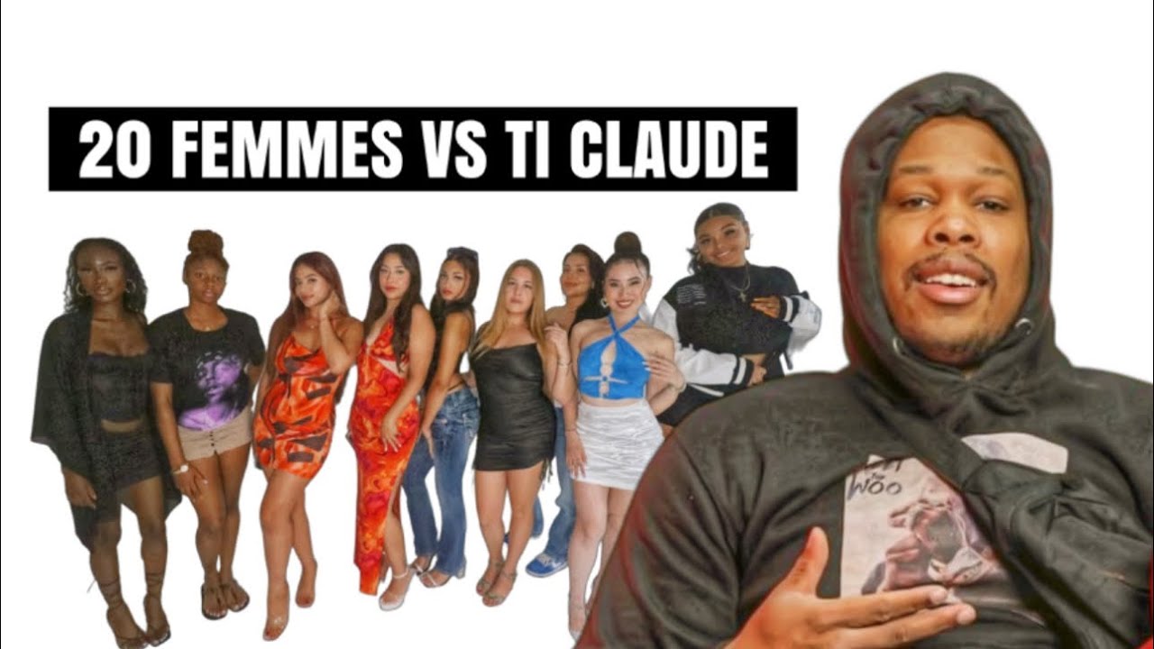 20 Femmes Vs 1 INFLUENCEUR: TI CLAUDE