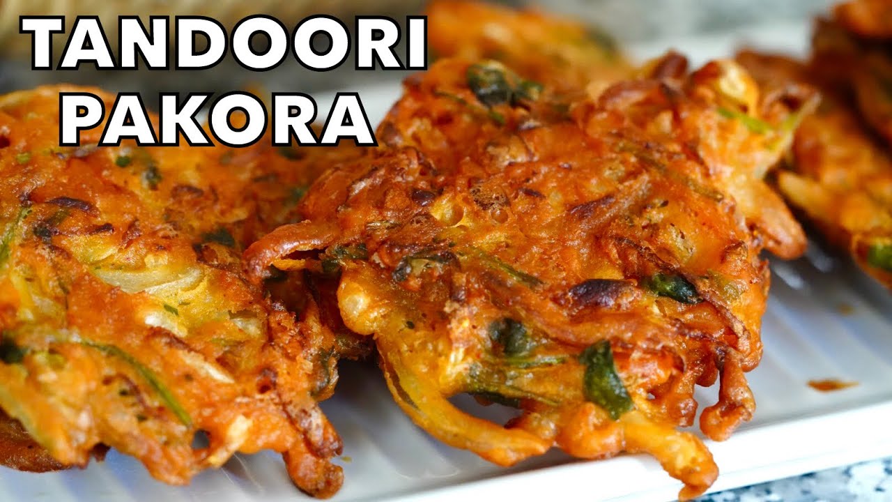 CRISPY TANDOORI CABBAGE ONION PAKORA(FRITTERS) | CABBAGE ONION BHAJI