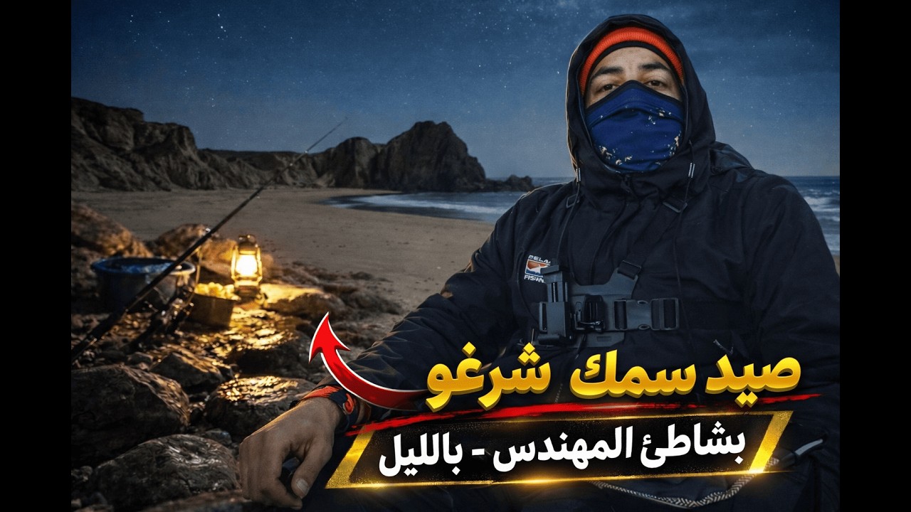 صيد سمك شرغو 🎣 بشاطئ صخري، المهندس الناظور