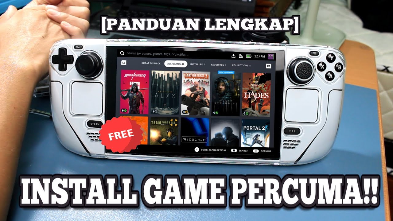 Cara Install Game Crack & Repack Dalam Steam Deck!  SteamOS -  Game Window ke Steam Deck - Method 2