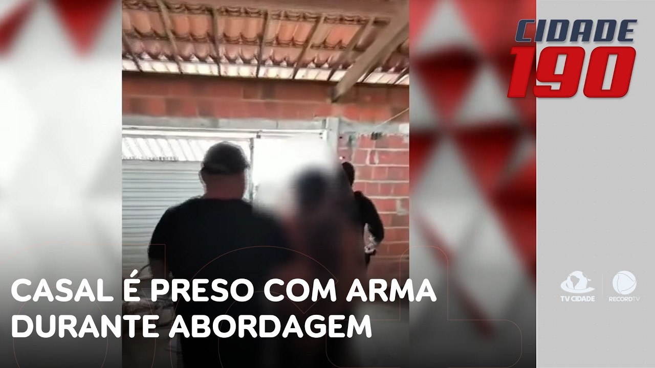 Casal é preso durante abordagem policial; dupla é suspeita de expulsar moradores | Cidade 190