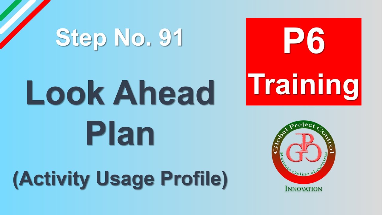 🔴 Create a Look-Ahead Plan for Labor Resources Using the Activity Usage Profile in Primavera P6