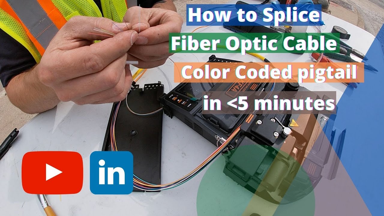 How to splice fiber optic with Swift KF4A