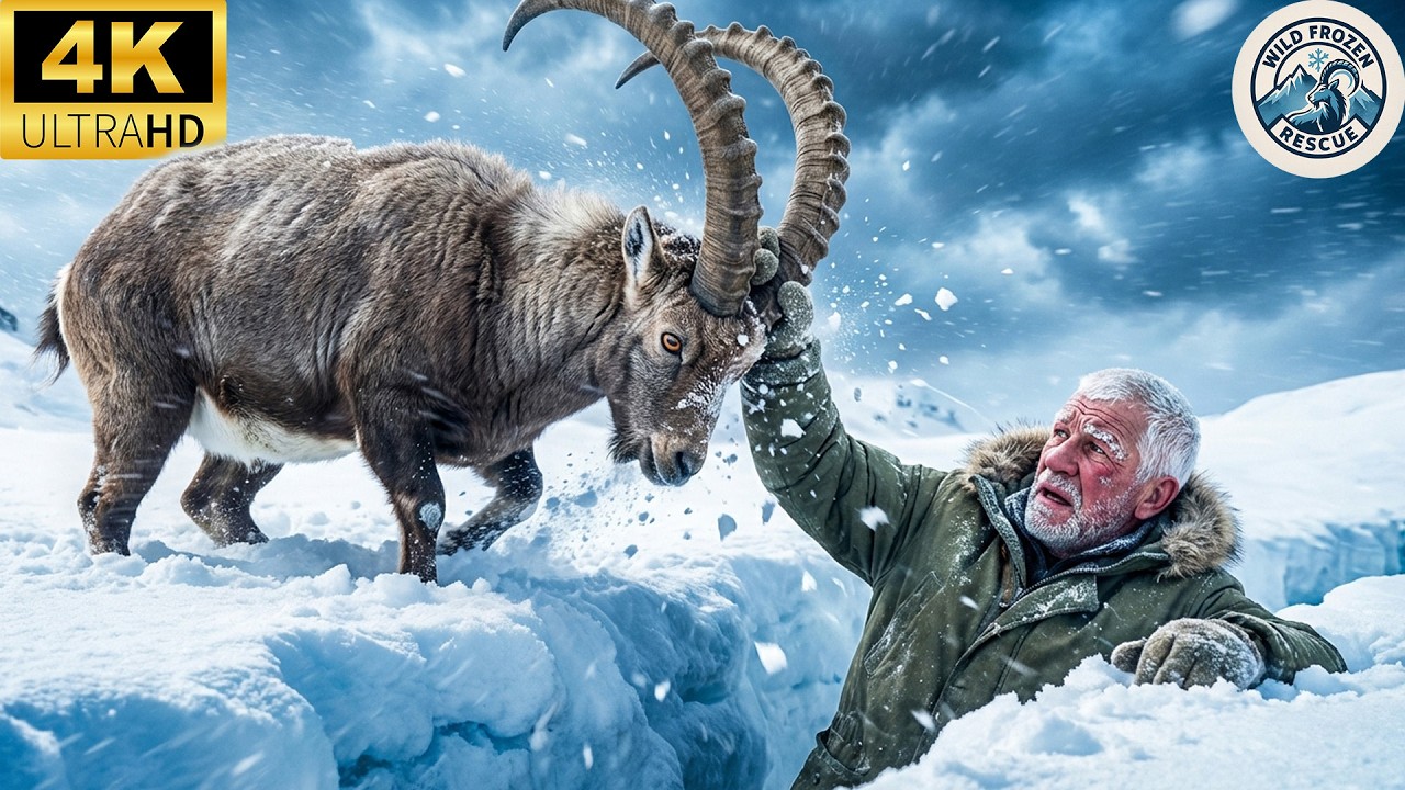 A Siberian Ibex Refused to Leave a Dying Stranger. Here's Why That's Impossible