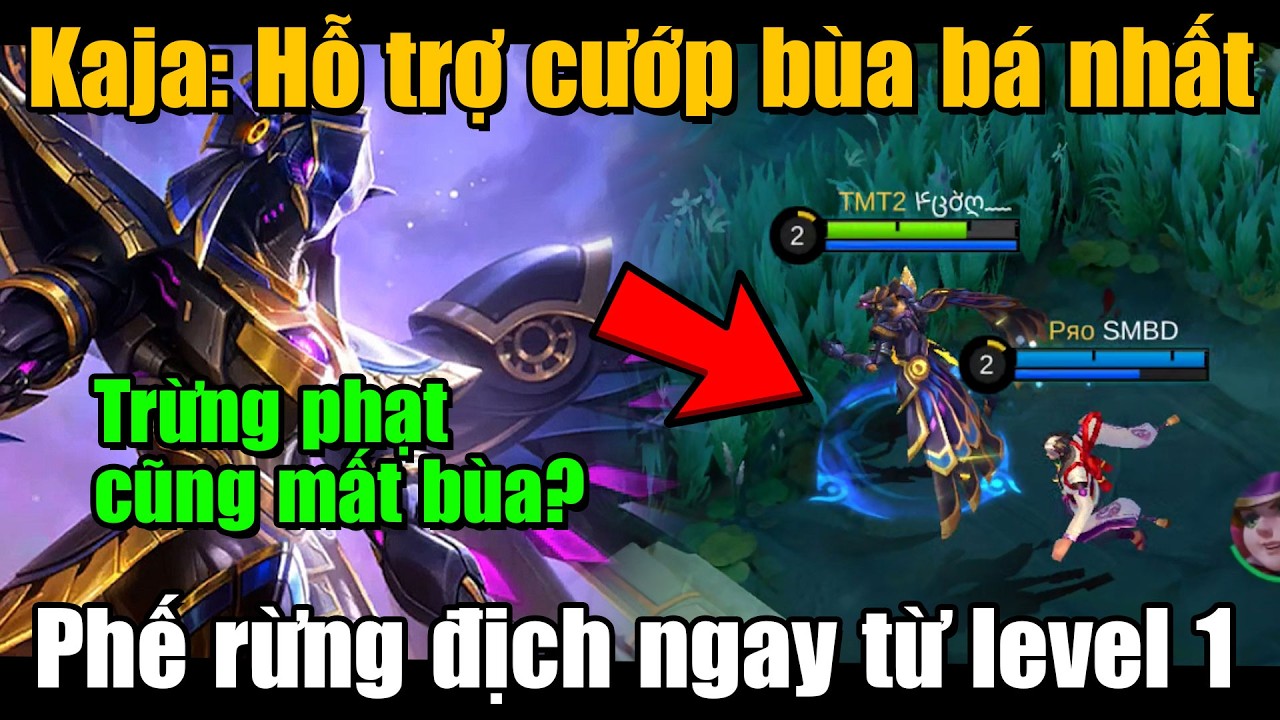 MLBB | KAJA: SUPPORT ĂN BÙA BÁ NHẤT? PHẾ RỪNG ĐỊCH NGAY TỪ LEVEL 1 KHỎI CHO CHƠI!! | Tốp Mỡ