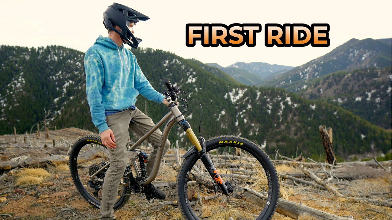 First Ride on my Titanium Enduro MTB! [Insane Downhill]