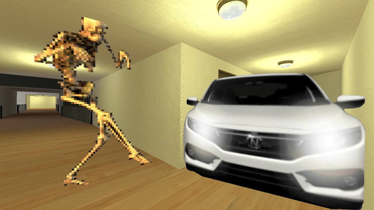 Vehicle And Pixel Skull Nextbot Gmod