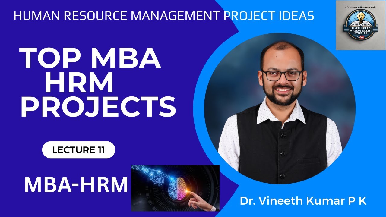 Latest HRM Project Topics for MBA/BBA | Trending Human Resource Management Research Ideas 2025| VTU