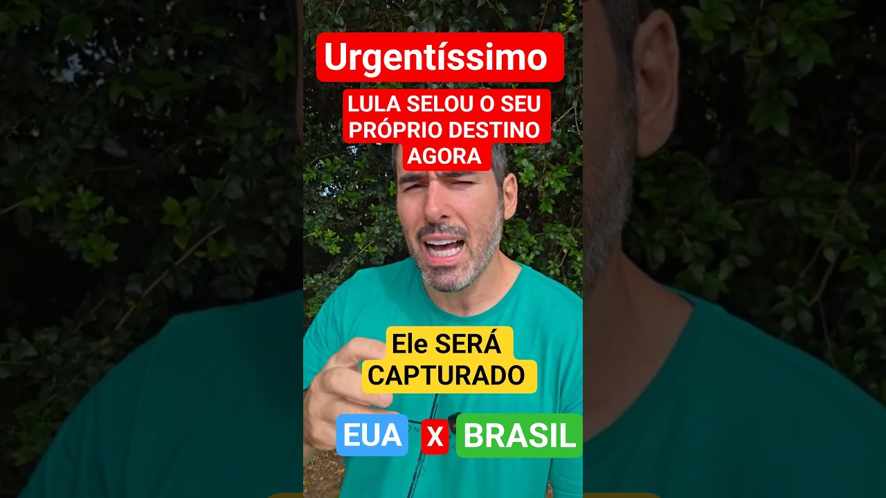 Urgente: LULA SELOU O SEU DESTINO AGORA #noticias #geopol&iacute;tica #news #gospel #brasil #lula