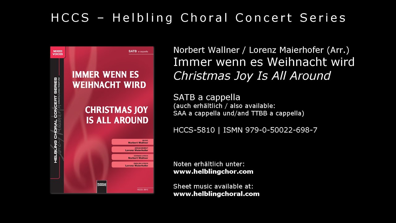 Lorenz Maierhofer (Arr.) - Immer wenn es Weihnacht wird