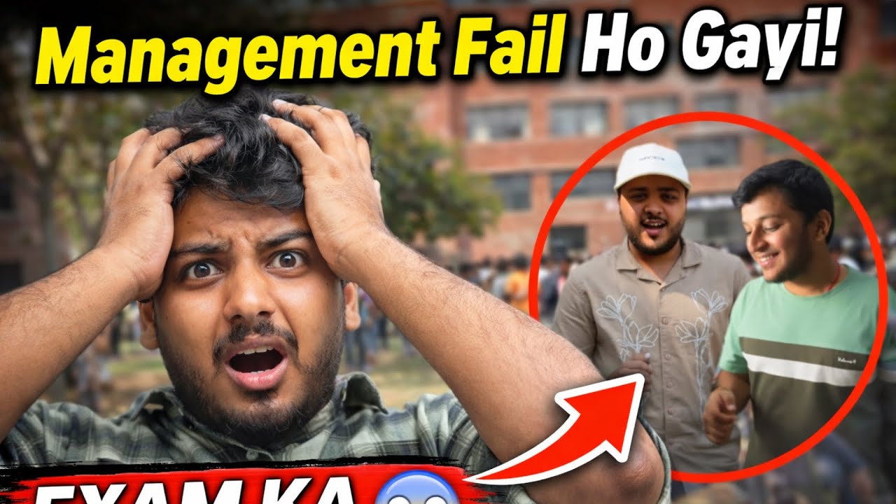 Management Fail Ho Gayi! IILM University Exams Scene.  😨😱