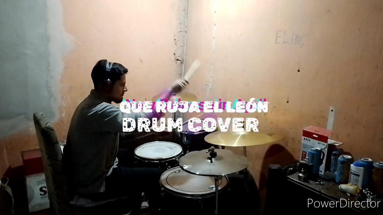 QUE RUJA EL LEÓN:DRUM COVER🥁