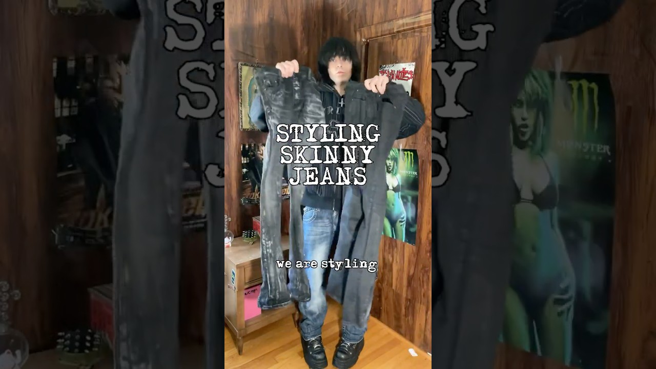 don&rsquo;t fear the skinny jean #thrifthaul #thrift #rawr #japanesefashion #archivefashion